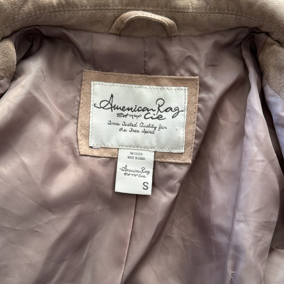 Faux suede moto jacket - Picture 10 of 10